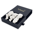 Velunni Regular Scrunchies - Pearl White