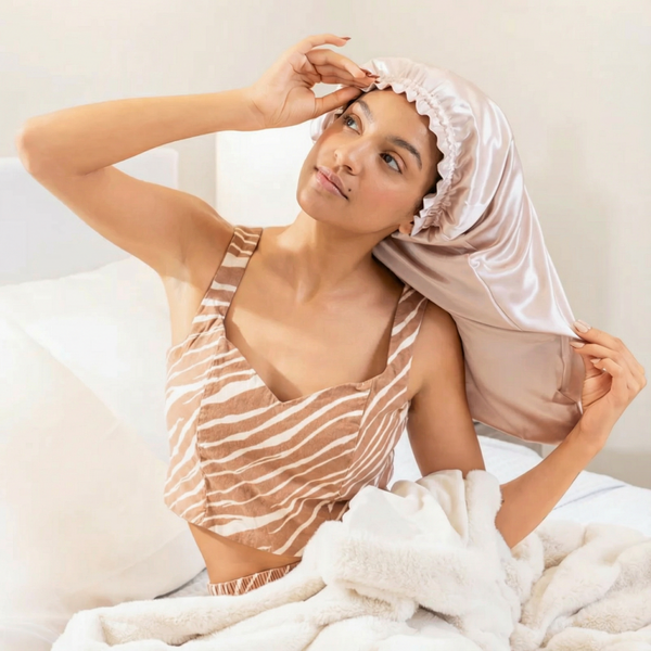 Velunni Cascade Bonnet - Rose Quartz